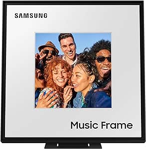 SAMSUNG LS60D Music Frame Smart Speaker with Dolby Atmos Audio, Q-Symphony, Customizable Design, Wide Range Sound, Wireless Wi-Fi and Bluetooth Music Streaming, HW-LS60D/ZA (Newest Model)