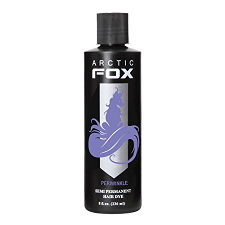 ARCTIC FOX 100% VEGAN PERIWINKLE SEMI PERMANENT HAIR DYE COLOR 8 OZ