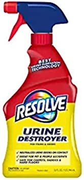 Resolve Urine Destroyer Spray Stain & Odor Remover, 32oz(2 Pack)