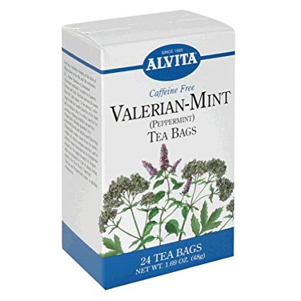 Alvita Tea Bags Valerian-Mint Peppermint -- 24 Tea Bags
