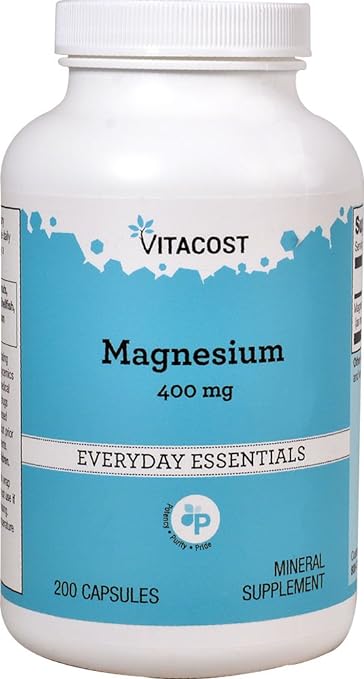 Vitacost Magnesium - 400 mg - 200 Capsules
