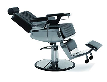 Stainless Steel Heavy Duty Hydraulic Recline Barber Chair Salon Beauty Shampoo