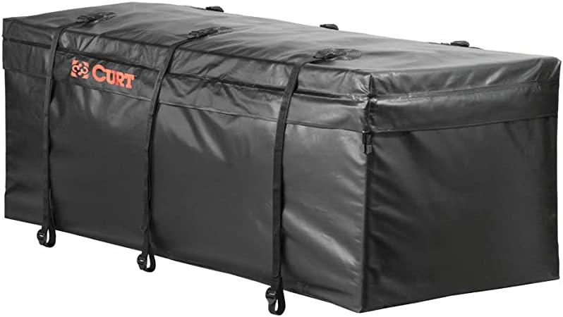 Curt Manufacturing 18211 Waterproof Cargo Carrier Bag, Black Vinyl, 56-Inch x 22-Inch x 21-Inch