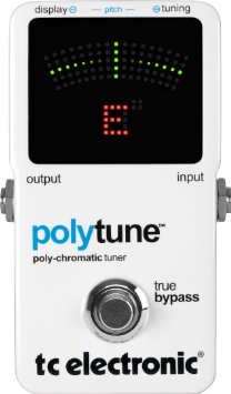 TC Electronic PolyTune Poly-Chromatic Tru-Bypass Pedal Tuner