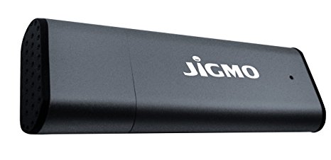 Voice Recorder [Grey] by JiGMO - Voice Activated With USB - 8GB / 96 Hrs Capacity Mini Digital Audio Recorder - Recording Device With Microphone! With 2 Lanyards & E-Book! NEVER MISS ANOTHER WORD!