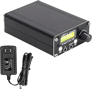 8 Band Radio Transceiver QRP SSB SDR Transceiver BNC Antenna Transceiver Microphone Kit With Multiple Interfaces(US Plug 00-240V) without Battery