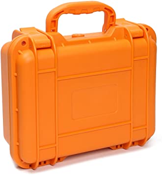 Mavic Mini Hard Carrying Case Waterproof Explosion-Proof Rugged Storage Bag Portable for DJI Mavic Mini Drone Battery and Accessories- Orange