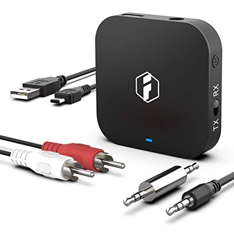 Inateck aptX HD Bluetooth Transmitter and Receiver, Wireless Bluetooth Adapter for Stereo TV Audio,BR1008