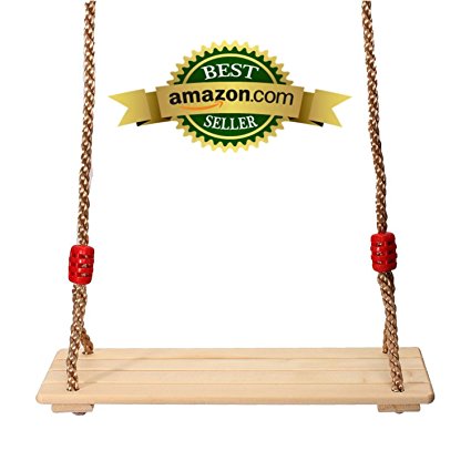 Magic tree swings Wooden swings for children and adults Outdoor swings seat The tree swings Sling length 83'' adjustable