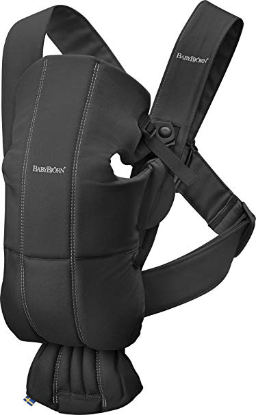 BABYBJORN Baby Carrier Mini in Cotton, Black
