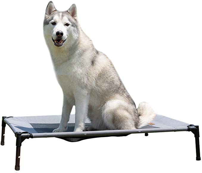 YEPHHO Detachable Elevated Dog Bed Oxford Cloth No-Slip Cool Breathable Durable Pet Bed for Indoor Outdoor