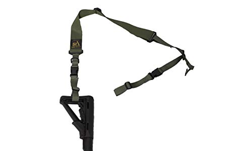 S2Delta - USA Made Premium 2 Point Rifle Sling, Fast Adjustment, Modular Attachment Connections, Comfortable 2” Wide Shoulder Strap