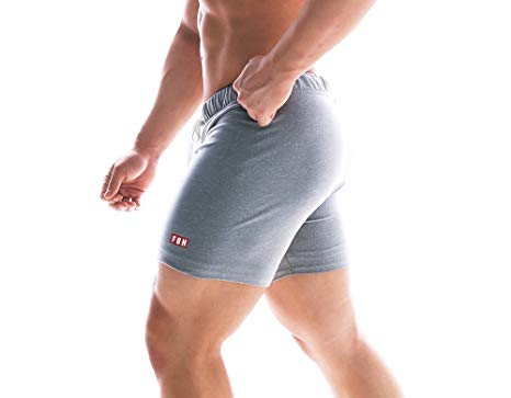 FREIGHT HOUSE F8H Men's Squat Shorts - Dual Tights Shorts - Workout Gym Fitness