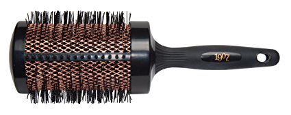 1907 Copper Core Series 3.5'' Thermal Round Brush NBB022, Heats hair faster, heat distribution, even distribution, anti-microbial, nylon bristle, boar bristle, 100% boar bristle, prevents dandruff, itching and flaking, wrist fatigue, ionic nylon bristle, coated copper... by Fromm