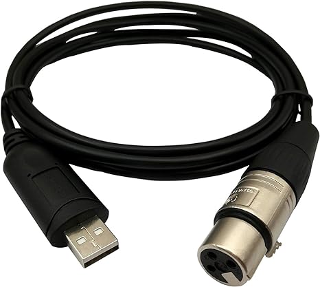 DSD TECH USB to DMX Interface Cable with FTDI Chip - 5.9FT