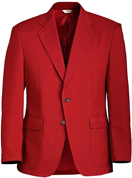 Edwards Garment Men's Two Buttons Single Breasted Polyester Blazer