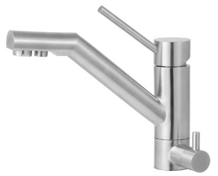 ALFI brand  AB2040 Solid Kitchen Faucet with Built in Water Dispenser, Stainless Steel