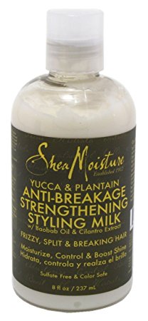 Shea Moisture Yucca & Plantain Anti-Breakage Strengthening Styling Milk, 8 FL. OZ