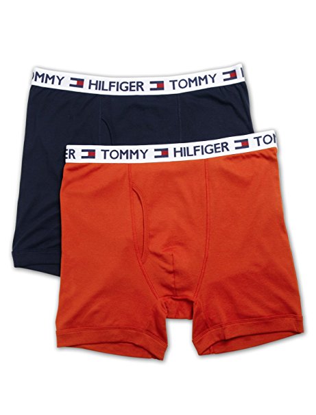 Tommy Hilfiger Big and Tall 2-Pack Stripe Knit Boxer Briefs