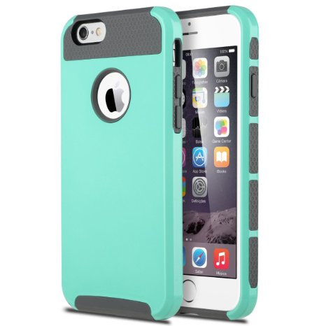 iPhone 6s CaseiPhone 6 CaseULAK Hybrid Hard Cover for Apple iPhone 6s 2015iPhone 6 2014 47 inchAqua MintGray