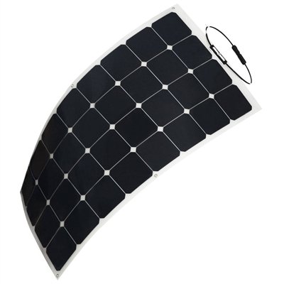 HQST 100 Watt 12 Volt Monocrystalline Flexible Solar Panel