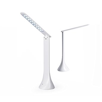 LED Desk Lamp,ICOCO Portable Eye-care LED Desk lamp,3-level Dimmer Suitable for Reading/Relaxation/Bedtime,Night Light,Touch-sensitive Control Panel,Built-in Rechargeable 2000mA Lithium Battery