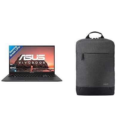 ASUS Vivobook S 15 2022, Intel Core EVO i5-12500H 12th Gen, 15.6"" (39.62 cms) FHD, (16GB RAM/512GB SSD), K3502ZA-KJ542WS   ASUS BP1504 Laptop Bag (Grey)