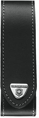 Victorinox 4.0506.L Leather-Belt Pouch Ranger Grip, Black, Big