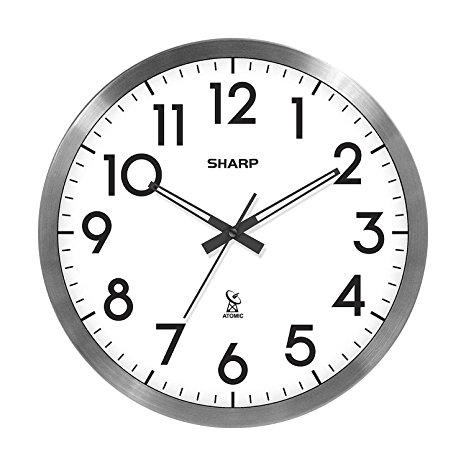 Sharp 14" Atomic Wall Clock