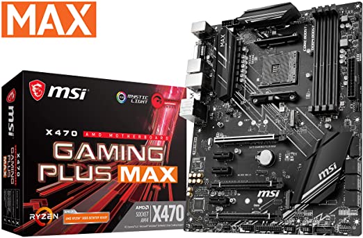 MSI Performance Gaming AMD X470 Ryzen 2ND and 3rd Gen AM4 DDR4 DVI HDMI Onboard Graphics CFX ATX Motherboard