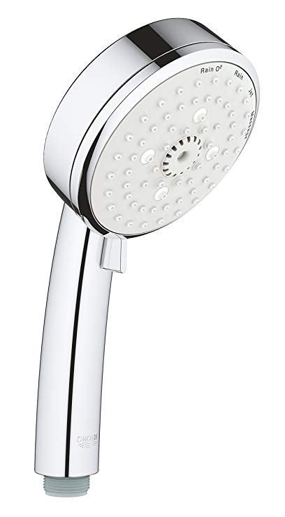 Grohe 27575002 Tempesta Cosmopolitan 2.5 GPM 4-Spray Hand Shower, Starlight Chrome