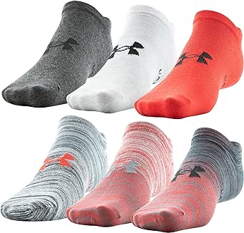 Under Armour mens Essential Lite Socks 6-pair