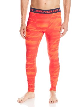 UA Men's HeatGear Armour Printed Compression Leggings