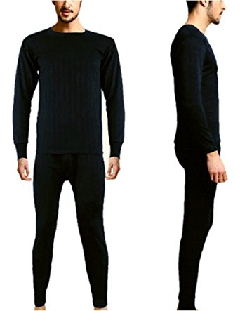 Men's Thermal Underwear Set Top & Bottom Fleece Lined