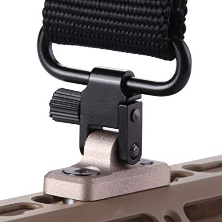 TuFok Keymod Sling Mount Stud - Gun Sling Attachment for Keymod System, fit Uncle Mikes Style Sling Swivel, Low Profile Design,Aluminum