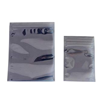 50Pcs Premium Antistatic Resealable Bag, Anti Static Bag for SSD HDD and Other Electronic Devices (Assorted Sizes)