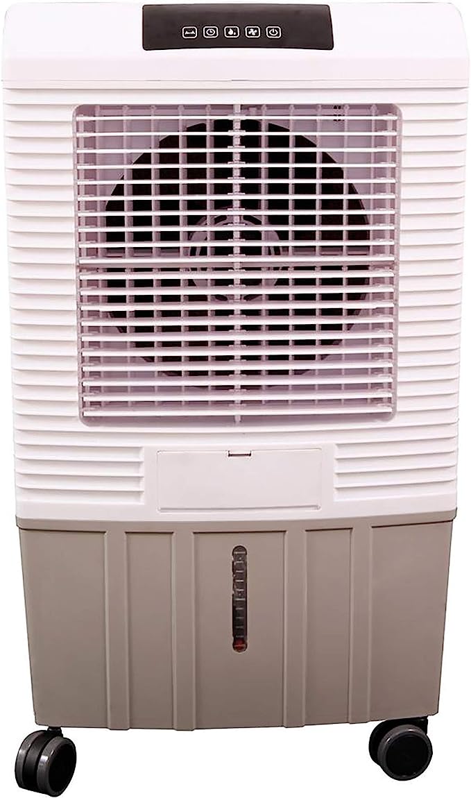 Hessaire MC26A Portable Evaporative Cooler, Humidifier, 2100 Cubic FPM, Cools 700 Sq. Ft., 2.5 GPH, White. For Garages, Shops, Patios, Pools, Workshops, Includes Remote Control for Ease of Operation