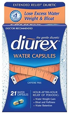 Diurex Extended Relief Water Capsules 21 Count