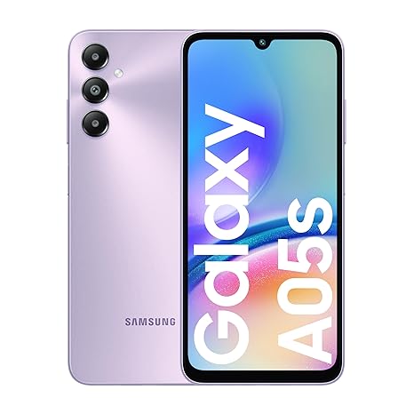 Samsung Galaxy A05s (Light Violet, 4GB, 128GB Storage) | 50 MP Main Camera | Upto 8GB RAM with RAM Plus | Snapdragon 680 | 5000 mAh Battery