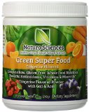 Green Food By Naturo Sciences - Complete Raw Whole Foods Nutrition - Powerful Antioxidants - Vitamins and Minerals with Goji and Acai - Tangerine Flavor 85oz 240g 30 Servings
