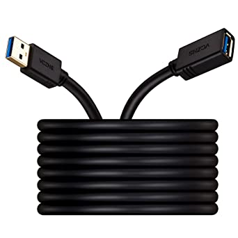 USB 3.0 Extension Cable, VCZHS 2-Pack USB Extension Cable 6ft USB Male to Female Extension Cable for USB Flash Drive, Card Reader,Keyboard,Playstation,Xbox,Oculus VR,Printer, Webcam