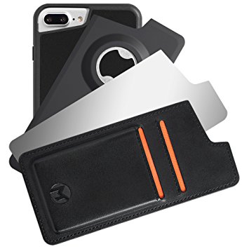 Anti Gravity Case by Mega Tiny for iPhone 8 Plus / 7 Plus / 6s Plus / 6 Plus - 5.5 inches | Hands Free Selfie | Nano Suction Technology | Stick to Wall | Includes Wallet, Mirror, Bottle Opener Cover