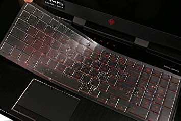 Premium Ultra Thin TPU Keyboard Cover Compatible HP OMEN 15-DC 15.6" Series, HP 15-dc0010nr 15-dc0020nr 15-dc0030nr dc0045nr 15-dc0051nr dc0052nr 15-dc0086nr dc0087nr dc0096nr Gaming Laptop