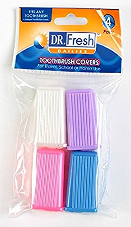 Dr. Fresh Toothbrush Covers, Set of 4, 3-Pack