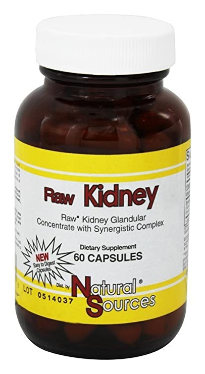Raw Kidney Natural Sources, Inc. 60 Caps