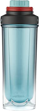 Contigo Shake & Go Fit Double-Wall Twist Lid Shaker Bottle, 24 oz, Blizzard