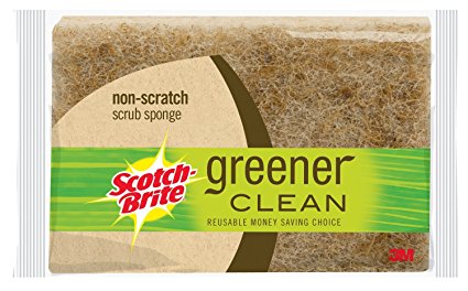 Greener Clean Non-Scratch Scrub Sponge 4 1/2 x 2 8/10 3/Pack