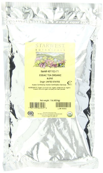 Starwest Botanicals Organic Essiac Tea 1 Pound