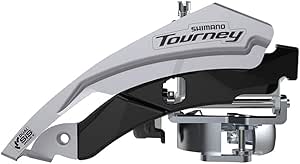 Shimano Tourney FD-TY601-L6 Front Derailleur - 6/7/8-Speed, Triple, Top Swing, Dual Pull, 31.8/34.9mm, 66-69° Chainstay