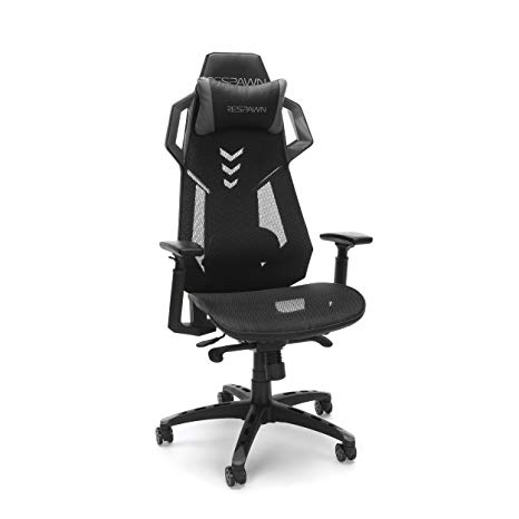 RESPAWN-300 Racing Style Gaming Chair - Ergonomic Performance All Mesh Chair, Office or Gaming Chair, Gray (RSP-300)